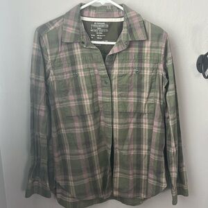 Womens REI Brand Long Sleeve Flannel